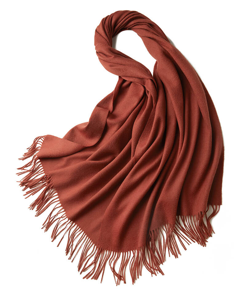 Luxueux châle en laine pour femme