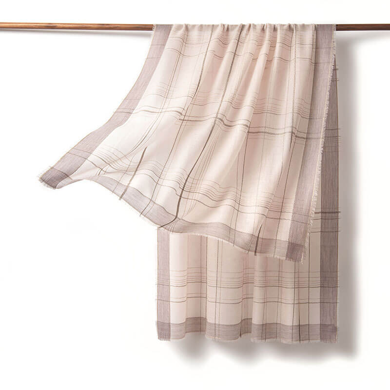 200s Gradient Color Lightweight Cashmere Scarf