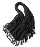 Cargar imagen en el visor de la galería, Chal de lana de lujo para mujer