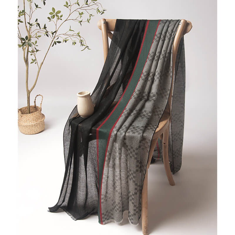 200s Gradient Color Lightweight Cashmere Scarf