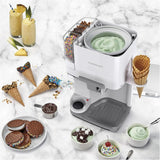 Laden Sie das Bild in den Galerie-Viewer, Cuisinart Soft Serve Ice Cream Machine- Mix It In Ice Cream Maker for Frozen Yogurt, Sorbet, Gelato, Drinks 1.5 Quart, White, ICE-48