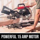 Charger l'image dans la galerie, 10-in 15-Amp Dual Bevel Sliding Compound Corded Miter Saw
