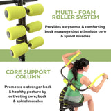 Load image into Gallery viewer, AB Doer 360 Fitness System with 6 Pack Back Roller Provides an Abdominal and Total Body Workout with Aerobics to Burn Calories and Work Muscles Simultaneously.
