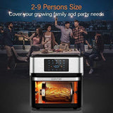Load image into Gallery viewer, 10-in-1 Air Fryer Oven, 20 Quart Airfryer Toaster Oven Combo, 1800W Large Air Fryers, Convection Toaster Oven with Rotisserie Dehydrator.