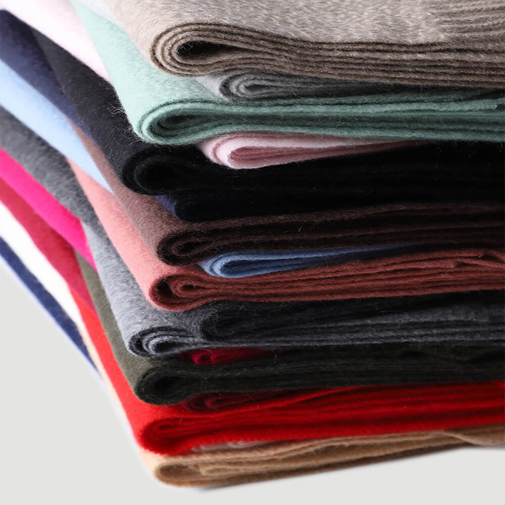 Water Pattern Black Cashmere Scarf