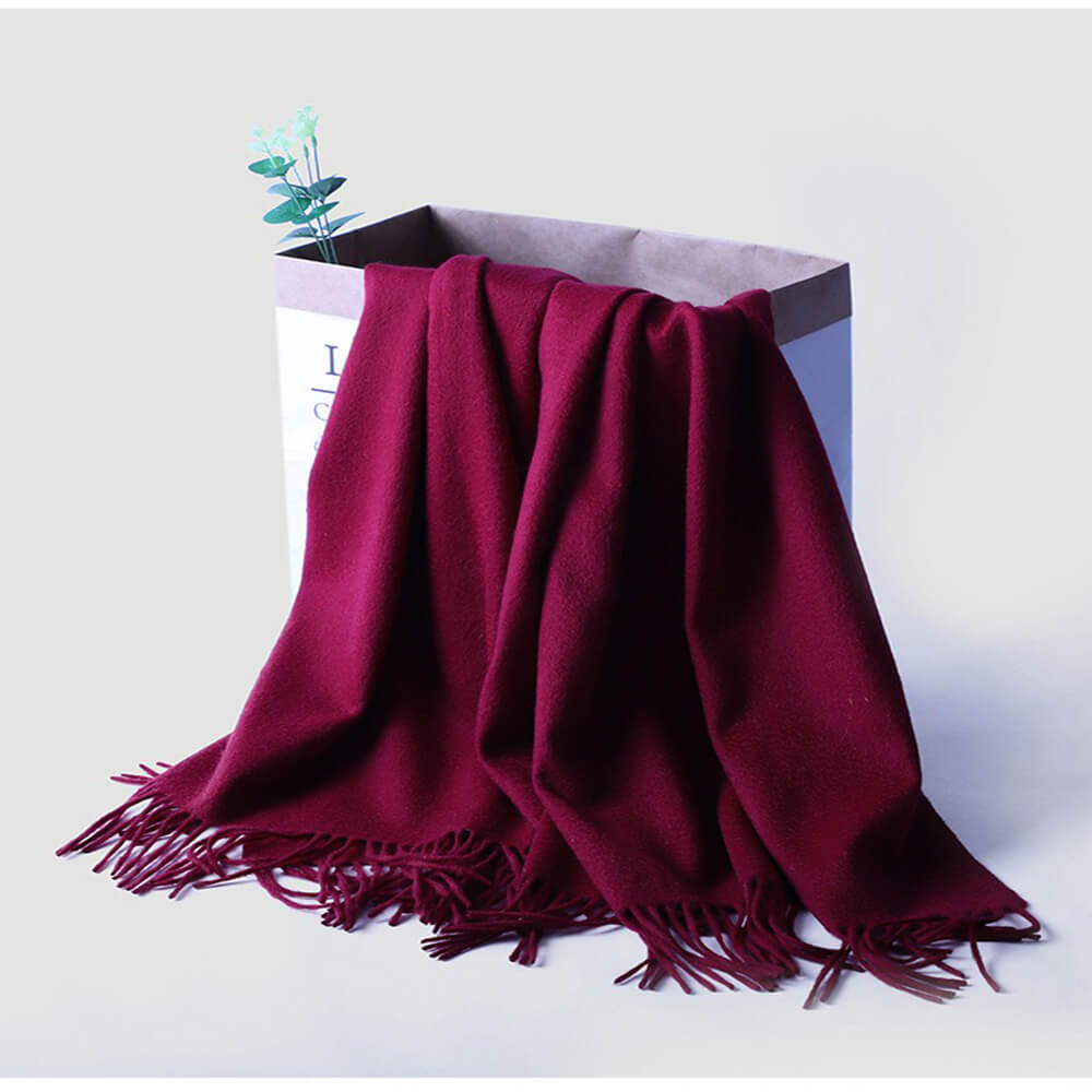 Water Pattern Red cashmere Wrap