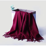 Load image into Gallery viewer, Water Pattern Red cashmere Wrap