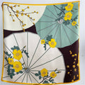 Fashion Patchwork Floral Mulberry Silk Scarf 35 inch 14 momme