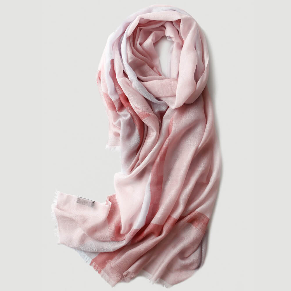 200S Plaid 100% Cashmere Shawl Wrap