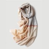Load image into Gallery viewer, 200S Color Plaid Cashmere Shawl Wrap