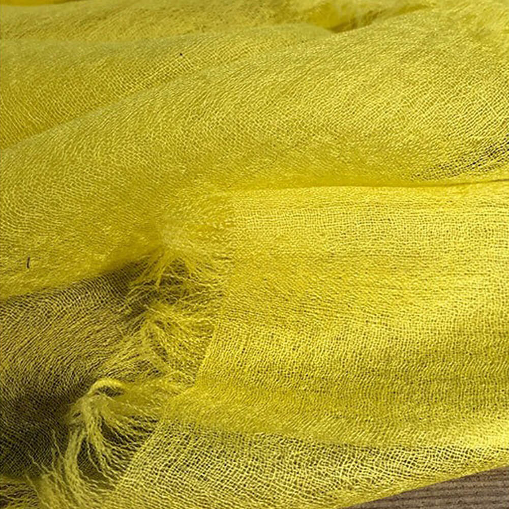 300S Yellow Lightweight Cashmere Shawl Wrap
