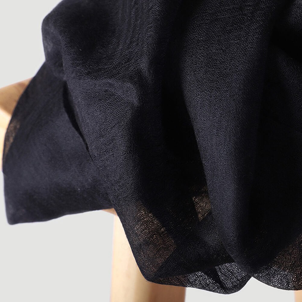400S 100% Black and White Cashmere shawl Wrap