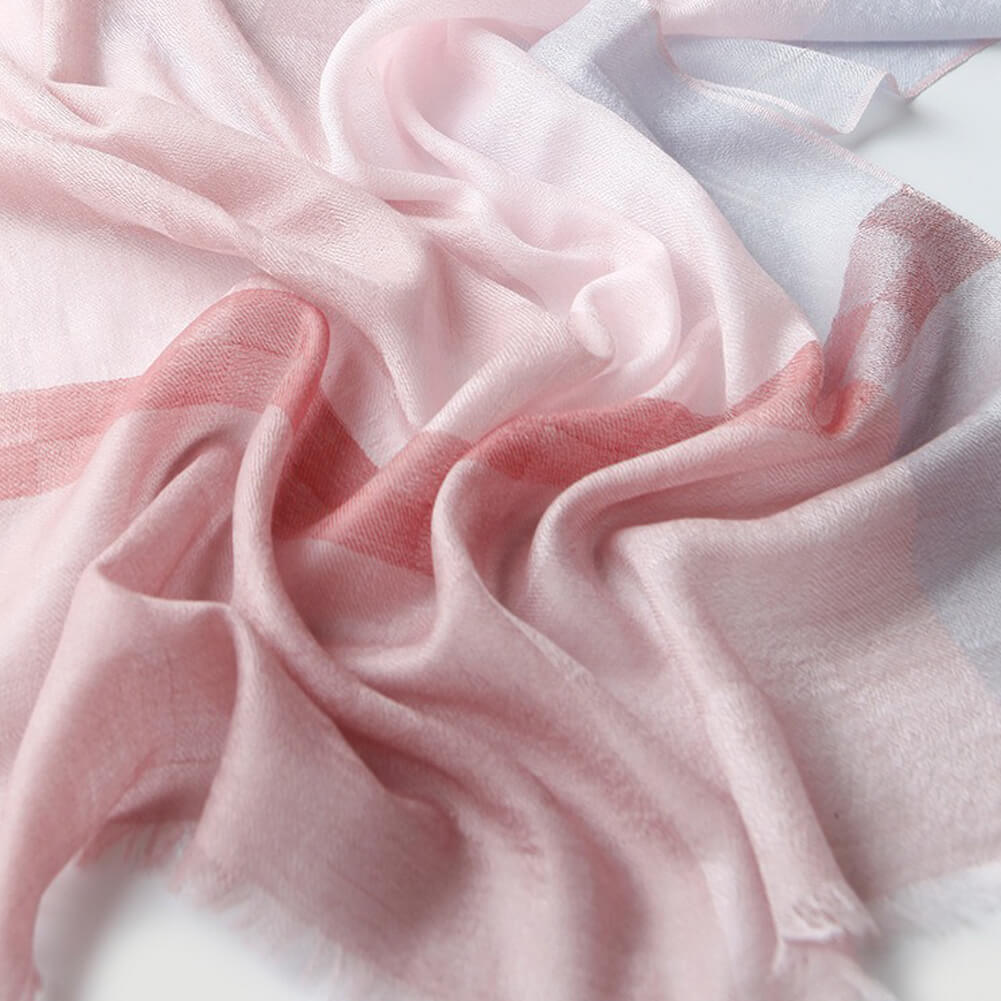 200S Plaid 100% Cashmere Shawl Wrap