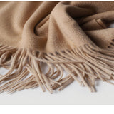 Load image into Gallery viewer, Water Pattern Brown Cashmere Wrap