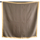 Charger l&#39;image dans la galerie, Foulard carré en sergé de soie vintage, châle soyeux de mûrier, 35 pouces, 14 momme