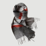 Laden Sie das Bild in den Galerie-Viewer, Karierter Kaschmirschal mit Farbverlauf für Herren