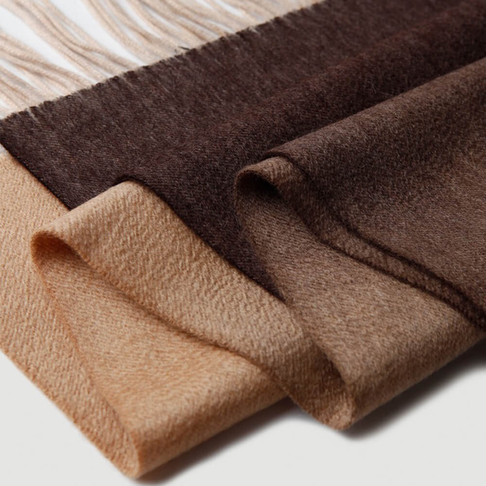 Gradient Color Water Pattern Cashmere Scarf