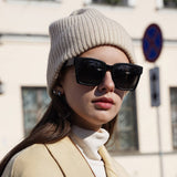 Load image into Gallery viewer, Knitted Cashmere Beanie Hat