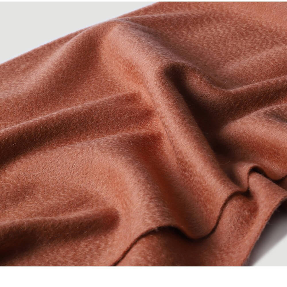 Water Pattern Brown Cashmere Scarf