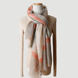 Load image into Gallery viewer, 200S Plaid 100% Cashmere Shawl Wrap