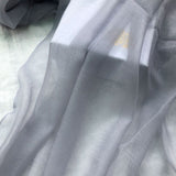 Charger l&#39;image dans la galerie, Châle en cachemire léger gris 300S