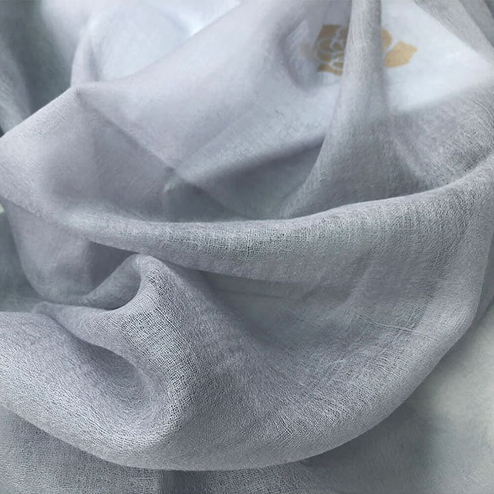 300S Grey Lightweight Cashmere Shawl Wrap