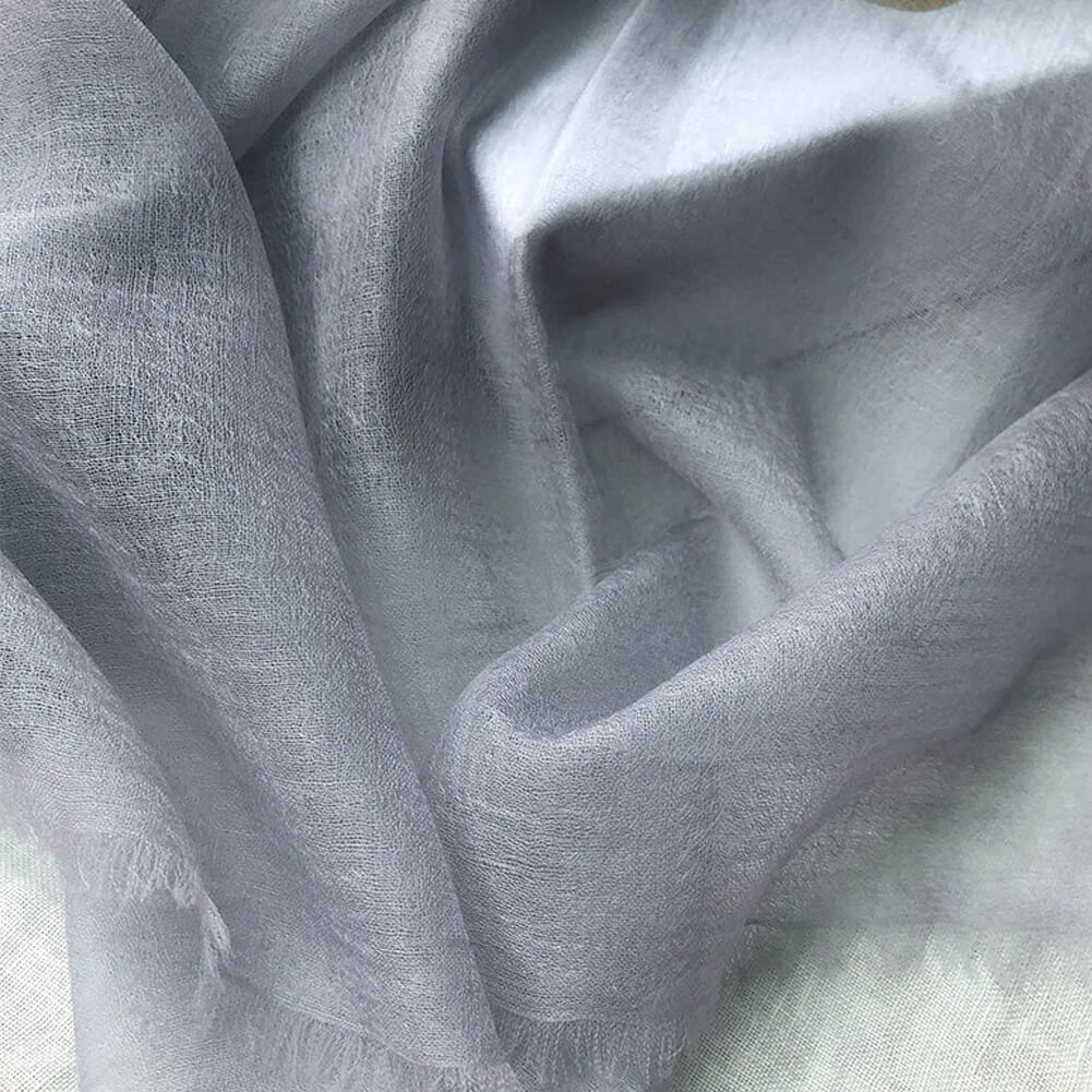 300S Grey Lightweight Cashmere Shawl Wrap