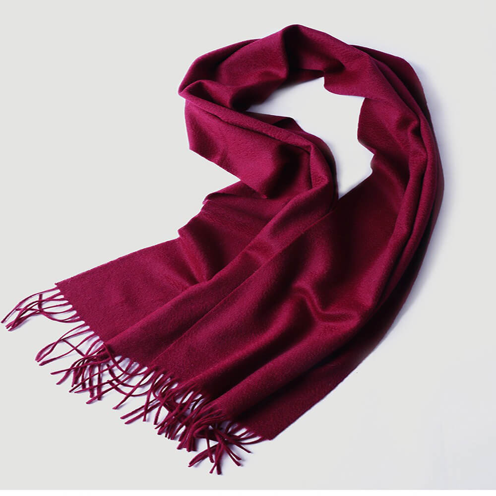 Water Pattern Red Cashmere Scarf