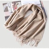 Load image into Gallery viewer, Water Pattern White cashmere Wrap