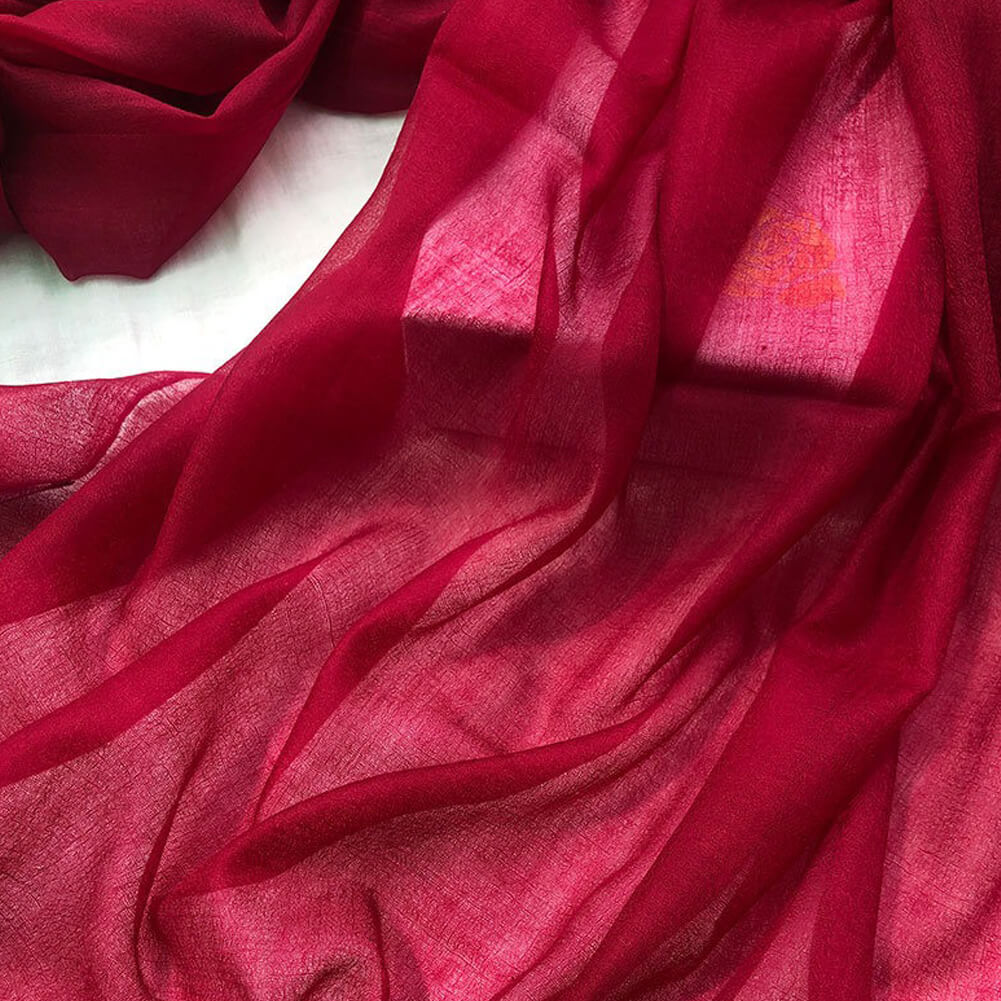 300S Red Lightweight Cashmere Shawl Wrap