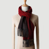 Load image into Gallery viewer, Gradient Color Water Pattern Cashmere Scarf