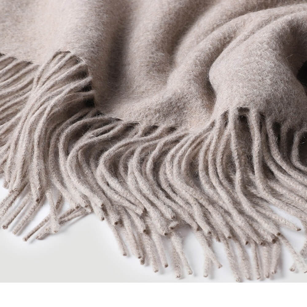 Water Pattern Violet Cashmere Wrap