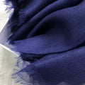 300S Navy Lightweight Cashmere Shawl Wrap