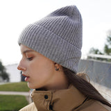 Load image into Gallery viewer, Knitted Cashmere Beanie Hat
