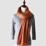 Load image into Gallery viewer, Water Pattern Brown Cashmere Wrap
