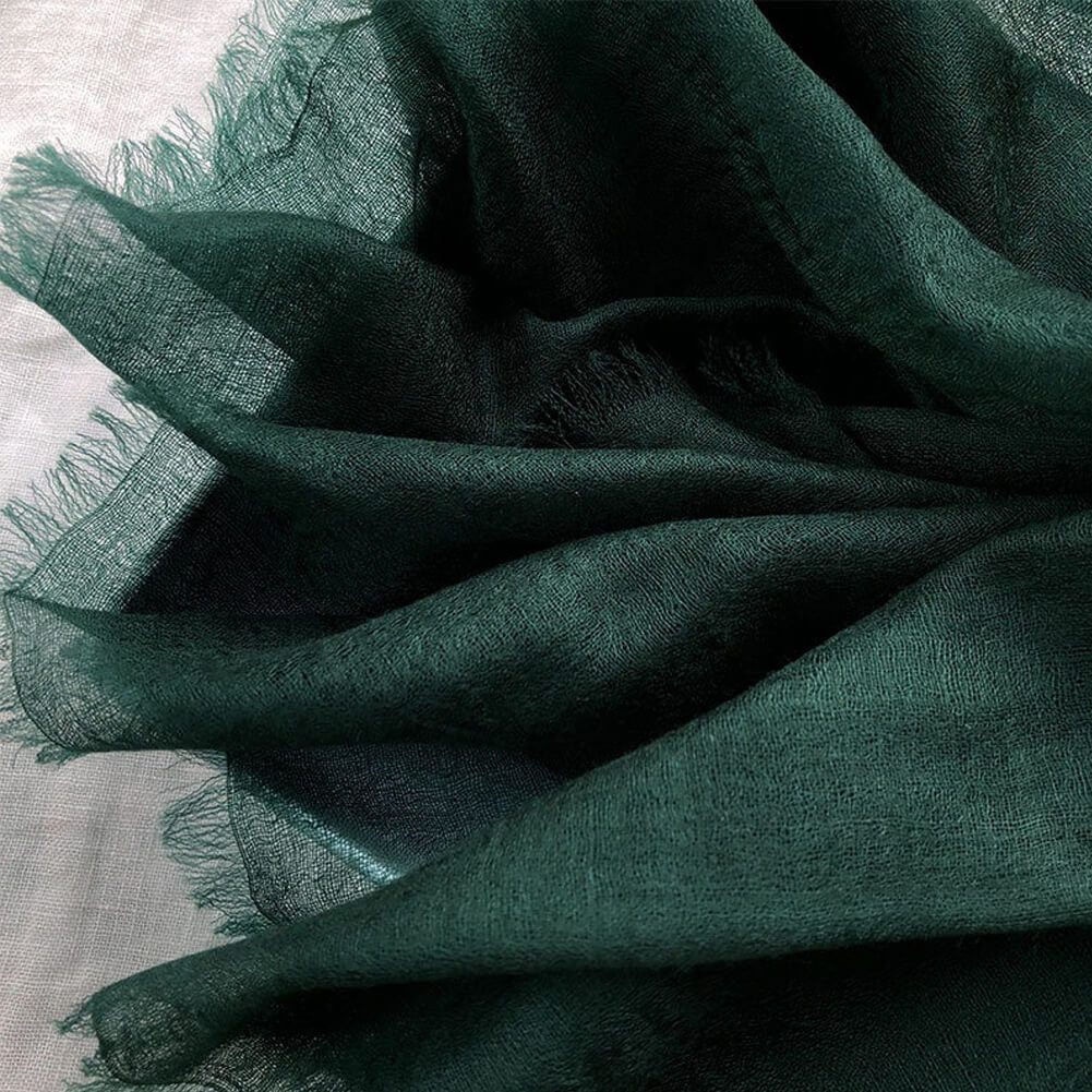 300S Green Lightweight Cashmere Shawl Wrap