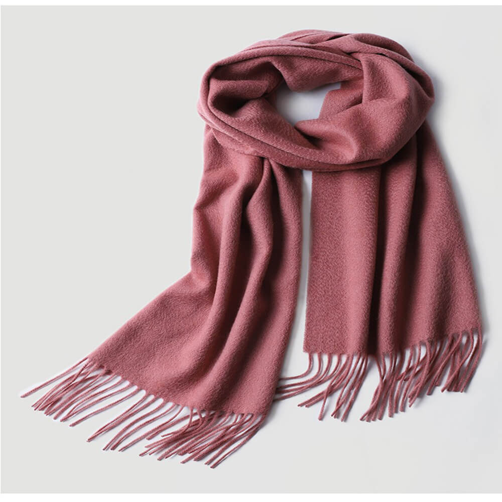 Water Pattern Pink Cashmere Scarf