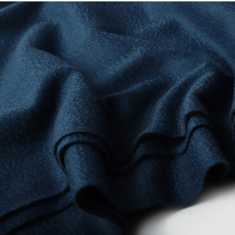 Water Pattern Blue cashmere Wrap