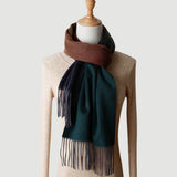 Load image into Gallery viewer, Gradient Color Water Pattern Cashmere Scarf