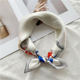 Cargar imagen en el visor de la galería, Bufanda cuadrada de satén puro 100% seda de morera de 21&quot; 12 momme