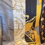 Laden Sie das Bild in den Galerie-Viewer, 35&quot; bunter quadratischer Seidenschal