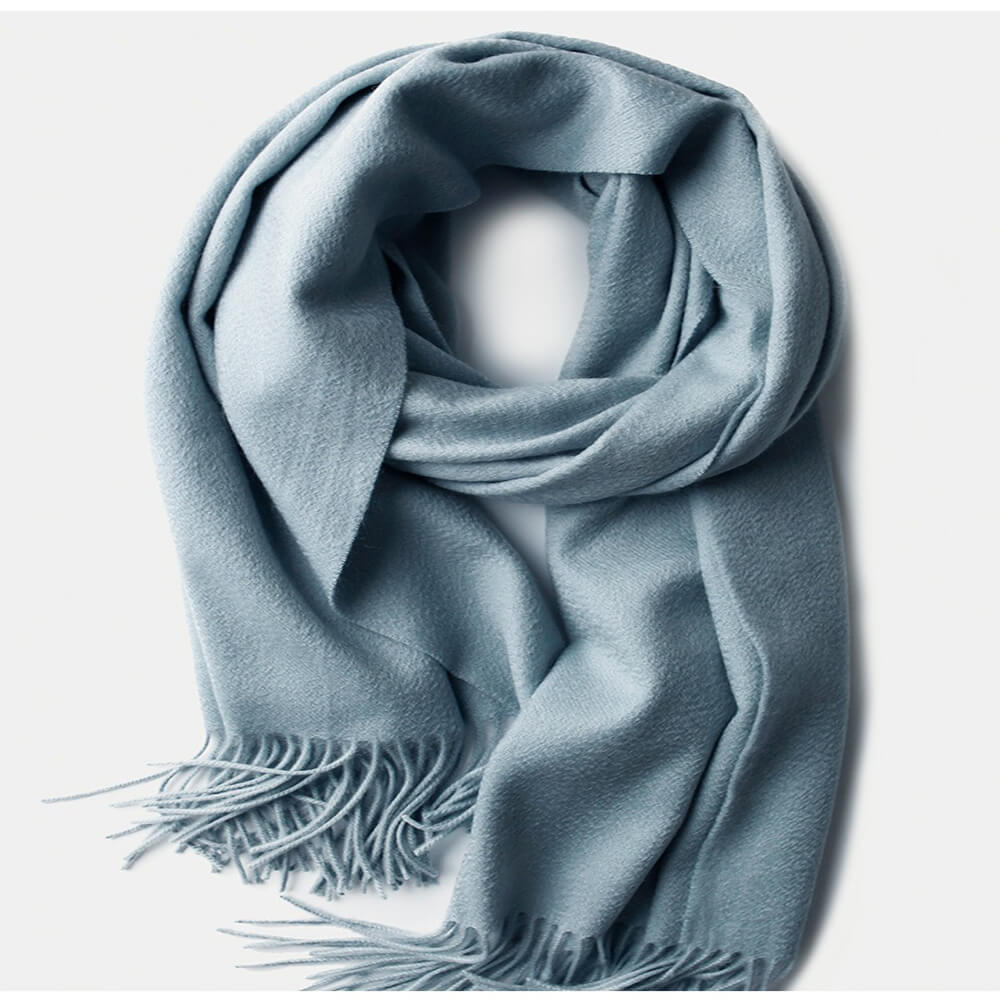 Water Pattern Green cashmere Wrap