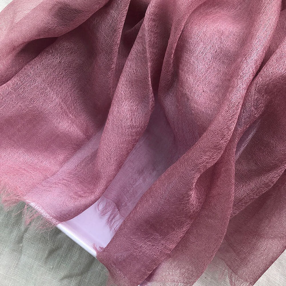 300S Pink Lightweight Cashmere Shawl Wrap