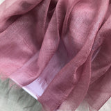 Charger l&#39;image dans la galerie, Châle en cachemire léger rose 300S