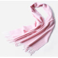 Water Pattern Pink Cashmere Scarf