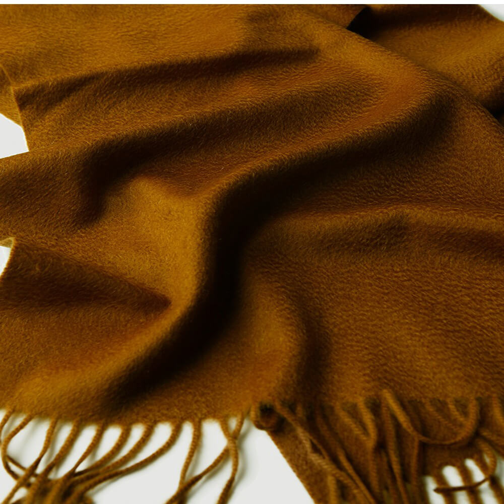 Water Pattern Brown Cashmere Wrap