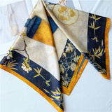 Cargar imagen en el visor de la galería, Bufanda cuadrada 100 % pura seda de morera - 12 momme