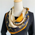100% Pure Mulberry Silk Square Scarf - 12 momme
