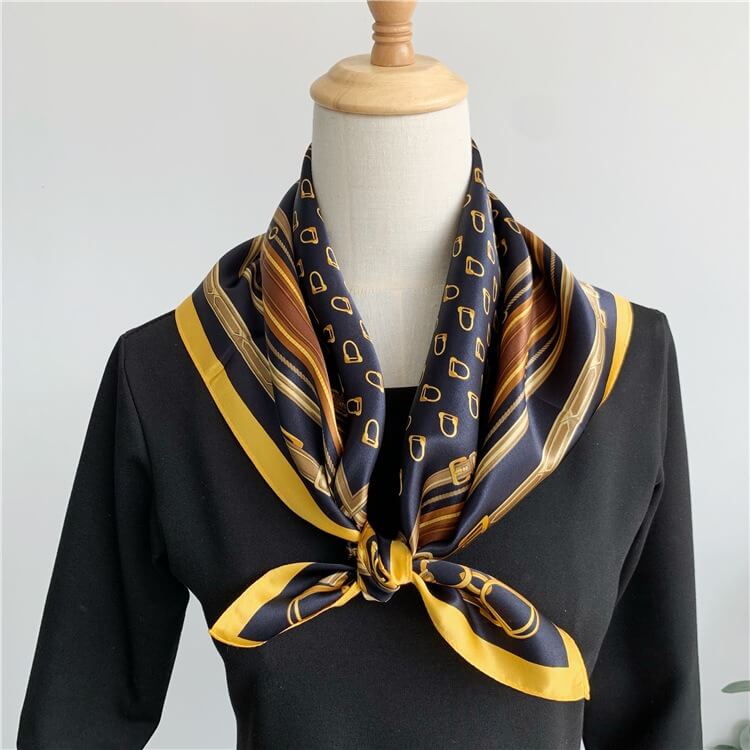 Écharpe Femme 100% Soie De Mûrier - 65x175 Cm - Léger Et Luxueux - 40 Coloris Disponibles