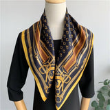 Cargar imagen en el visor de la galería, Pañuelo de seda 100% de lujo para mujer